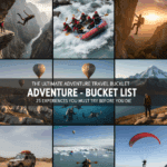 Adventure travel bucket list