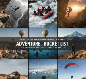 Adventure travel bucket list
