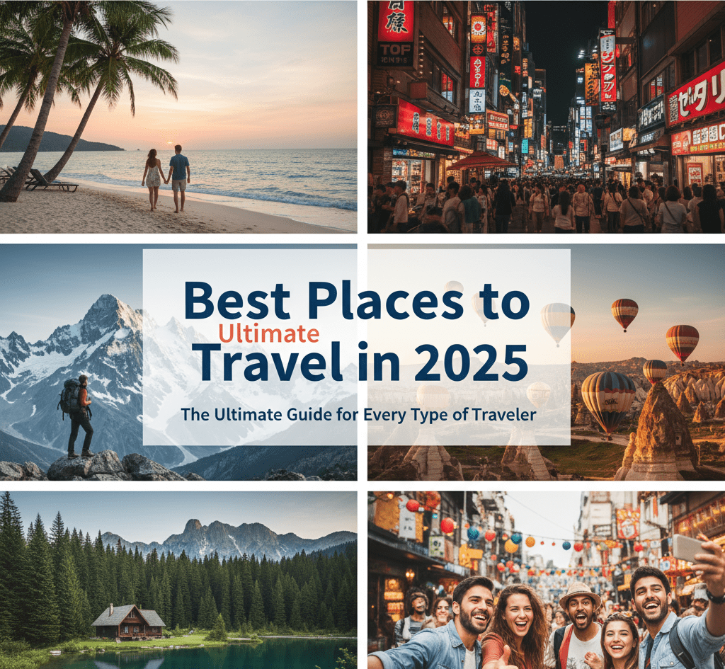Best Places to Travel in 2025 – The Ultimate Guide for Every Type of Traveler
